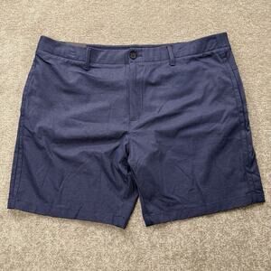 Under Armour Iso-Chill Storm Golf Shorts 44 Navy Blue Water Repellent Stretch